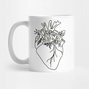 medical heart/anatomy/doctor/flowers/surgeon/ Mug
